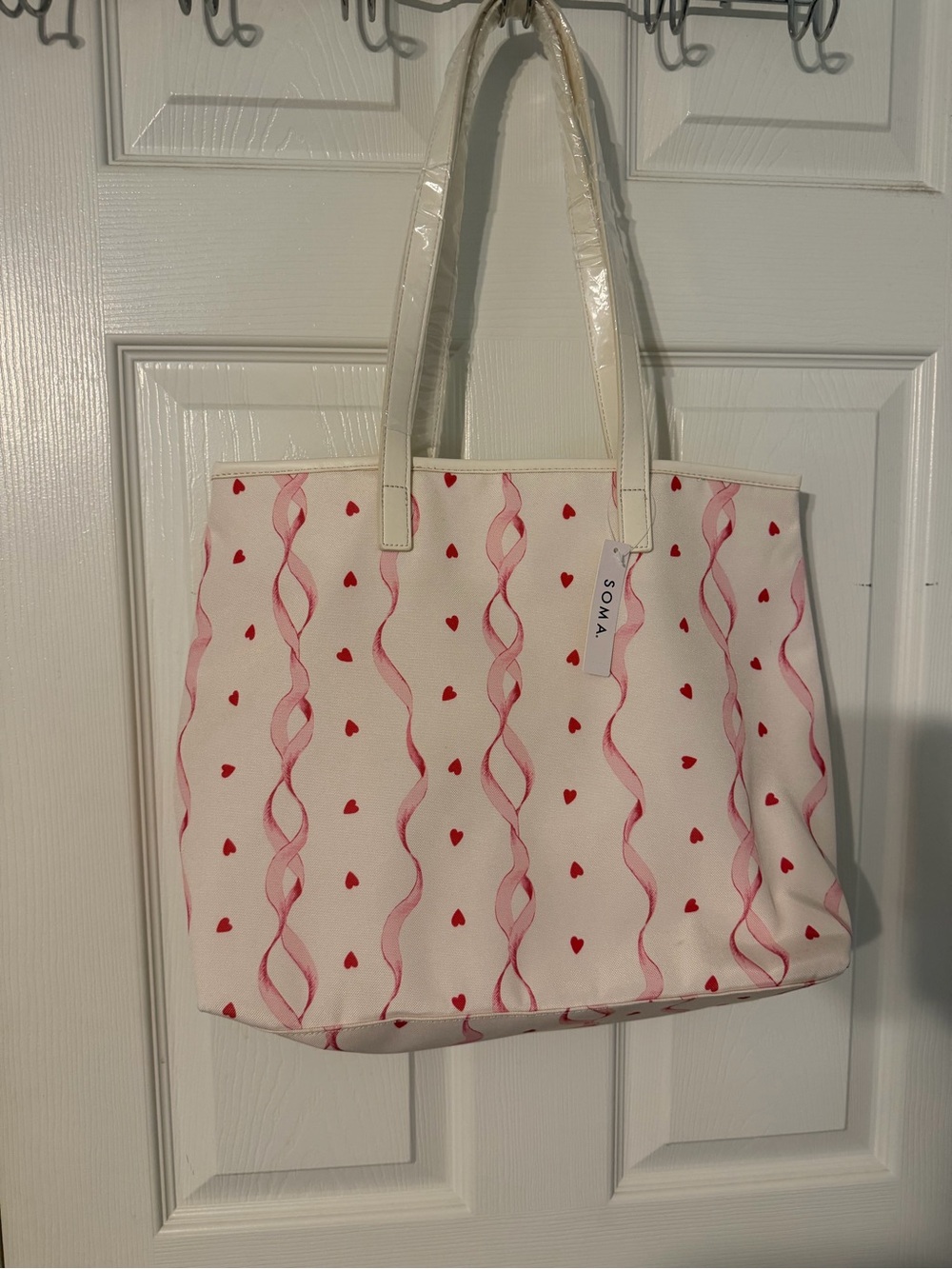 Soma Canvas Heart Bag Tote